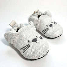 Rabbit Design Summer Baby Booties - Grey