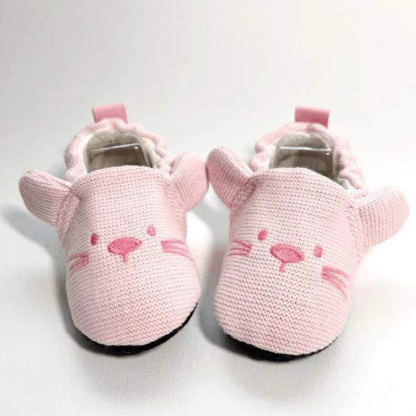 Rabbit Design Summer Baby Booties - Pink