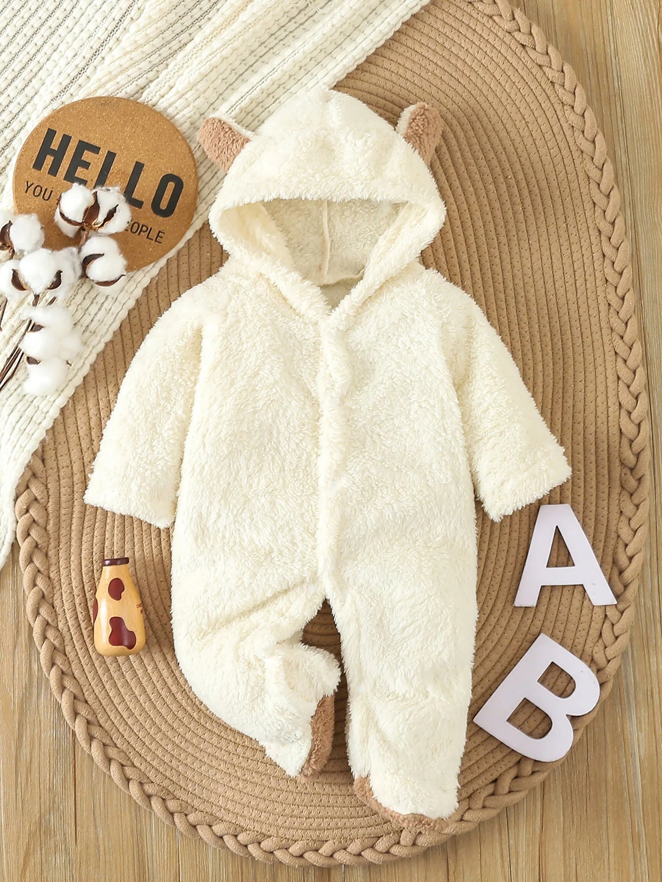 Autumn Winter Newborn Baby Rompers Jumpsuit