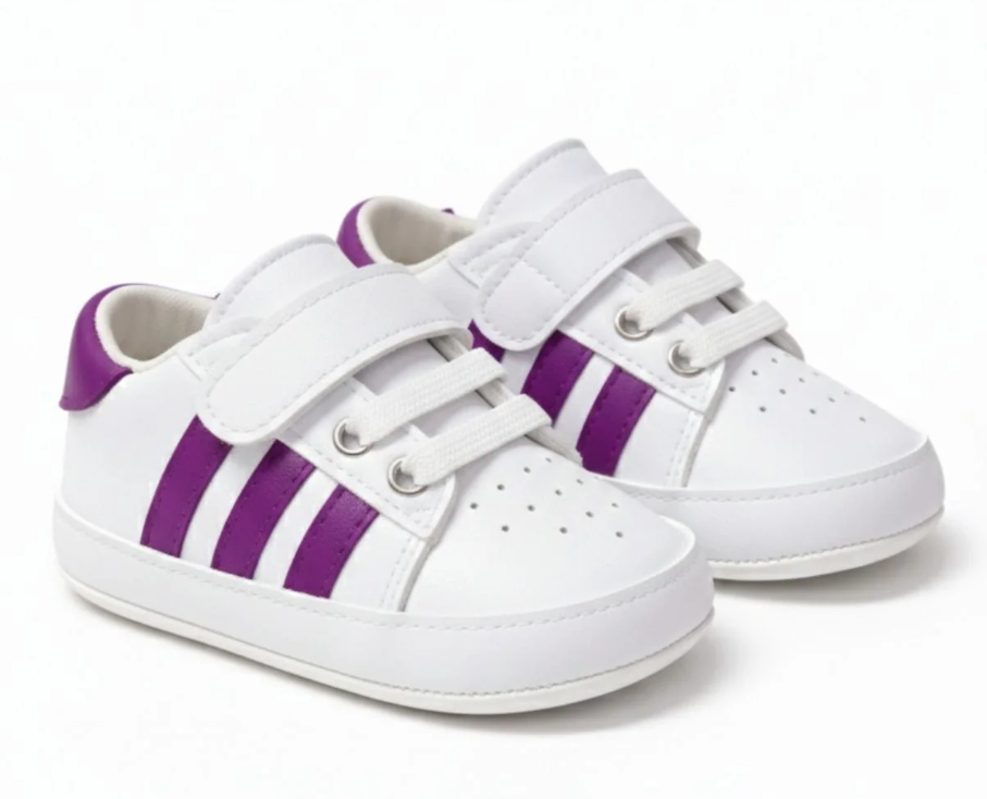 Baby Purple Striped Shoes