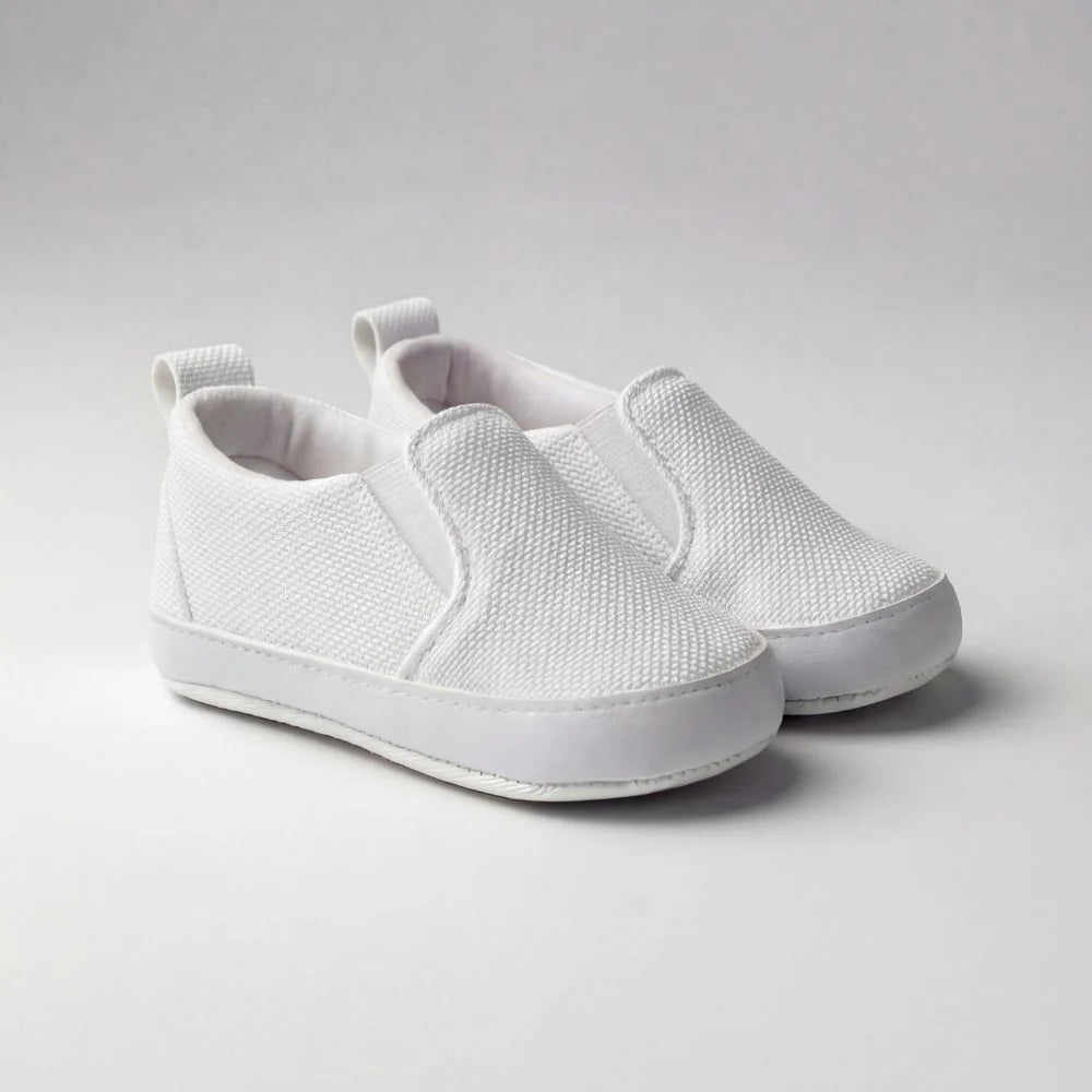 White Baby Slip-on Shoes