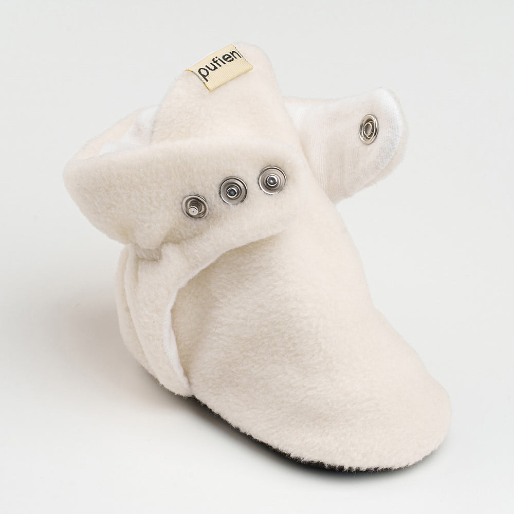 White Baby Booties