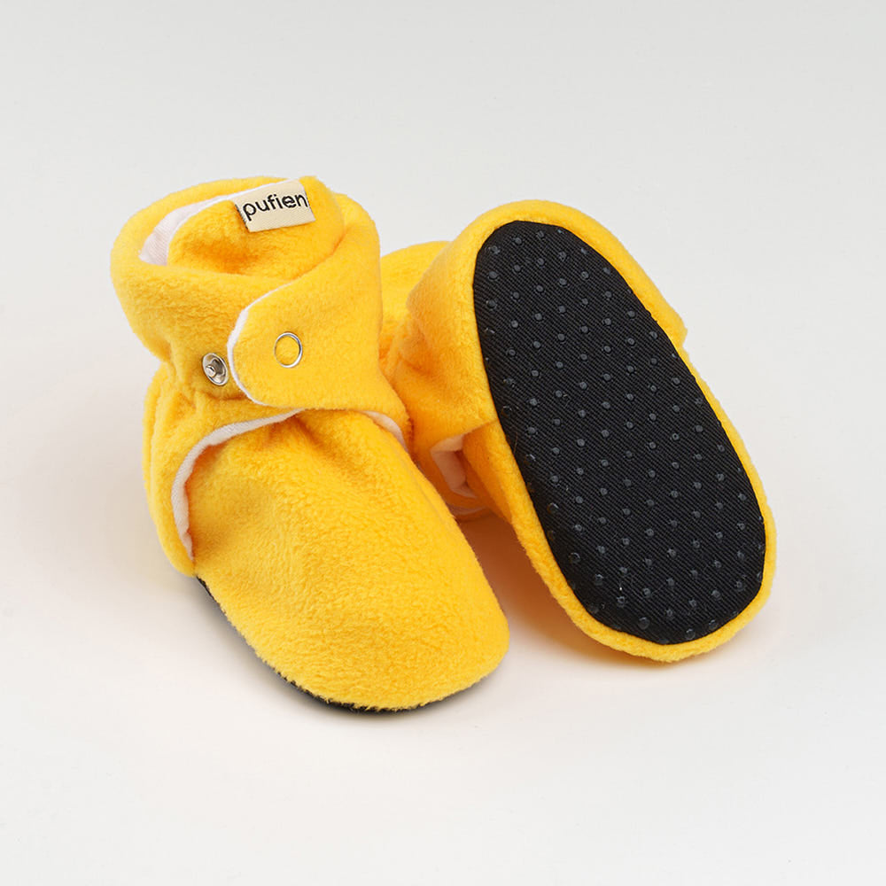 Yellow Baby Booties