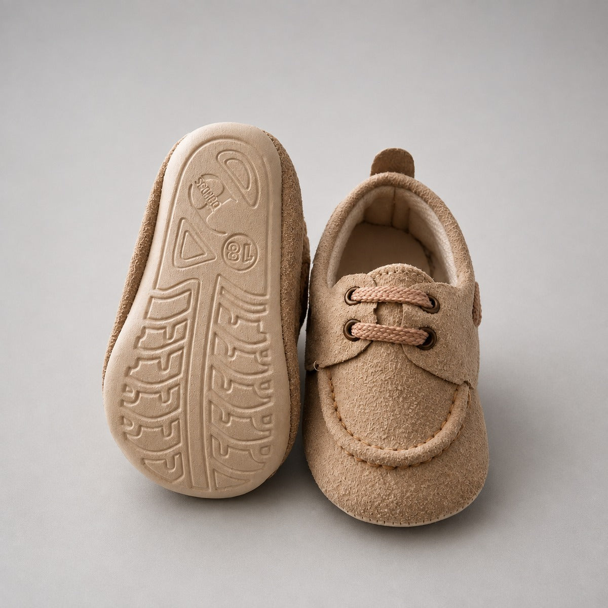 Beige Baby First Walking Moccasin