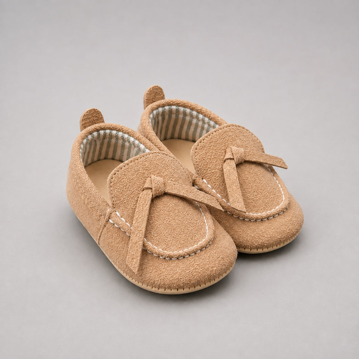 Beige Baby First Walking Shoes