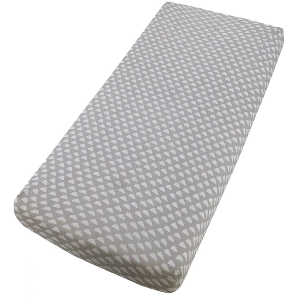 Crib Jersey Fitted Sheets 100% Cotton 40x90cm - Pack Of 2 - Fits All Models