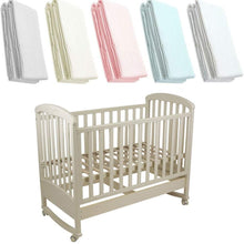 Crib Jersey Fitted Sheets 100% Cotton 40x90cm - Pack Of 2