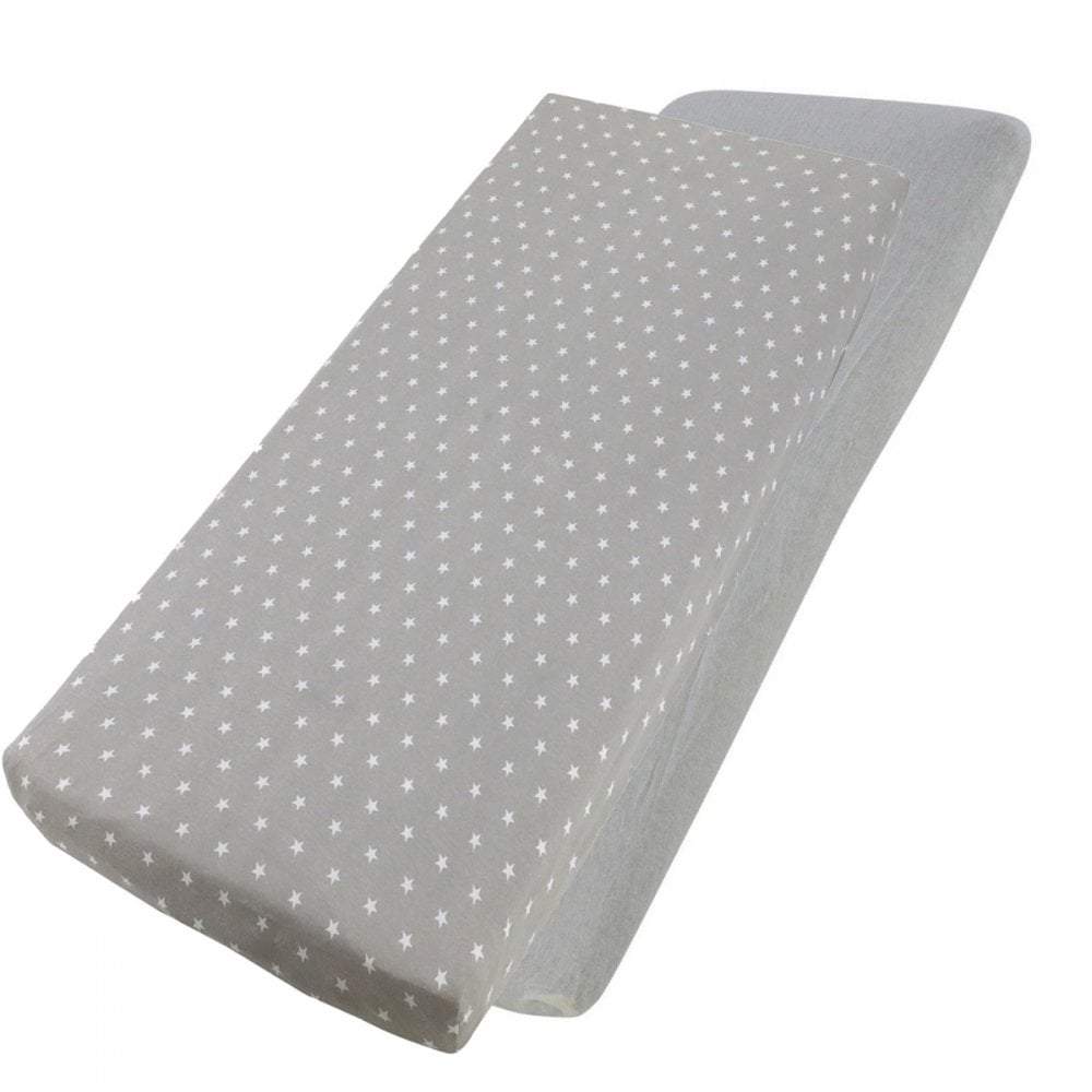 Crib Jersey Fitted Sheets 100% Cotton 40x90cm - Pack Of 4 - Fits All Models