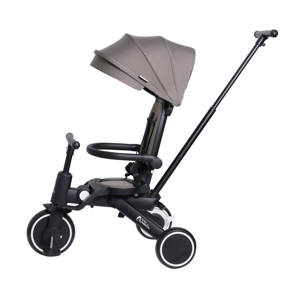 Foryourlittleone Xplor Ultimate 6 in 1 Foldable Trike - Grey Olive (10m-4y)