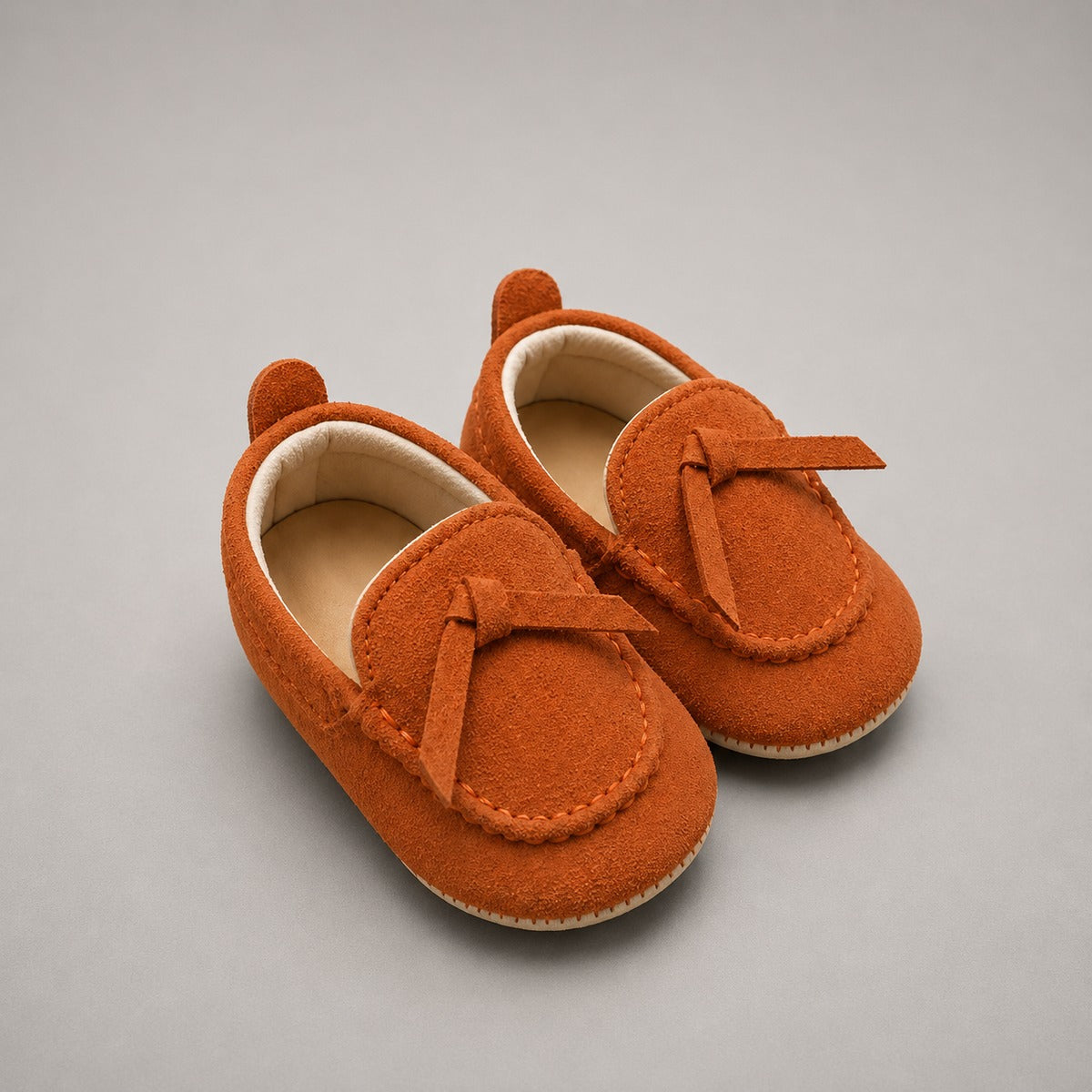 Orange Baby First Walking Shoes