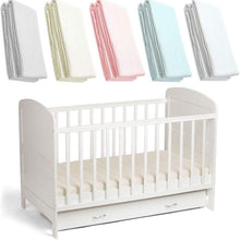 Toddler / Junior Fitted Sheet 100% Cotton 140x70cm - Pack Of 4